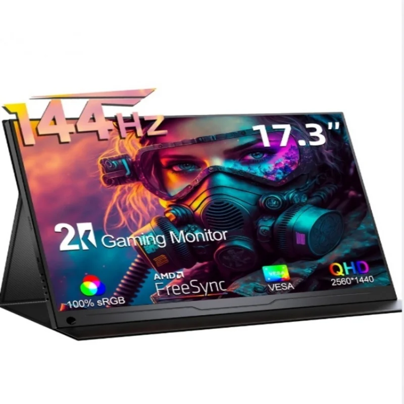 Portable Gaming Monitor 144Hz 17.3 Inch - 17.3 Inç 2K 144Hz Taşınabilir Oyun