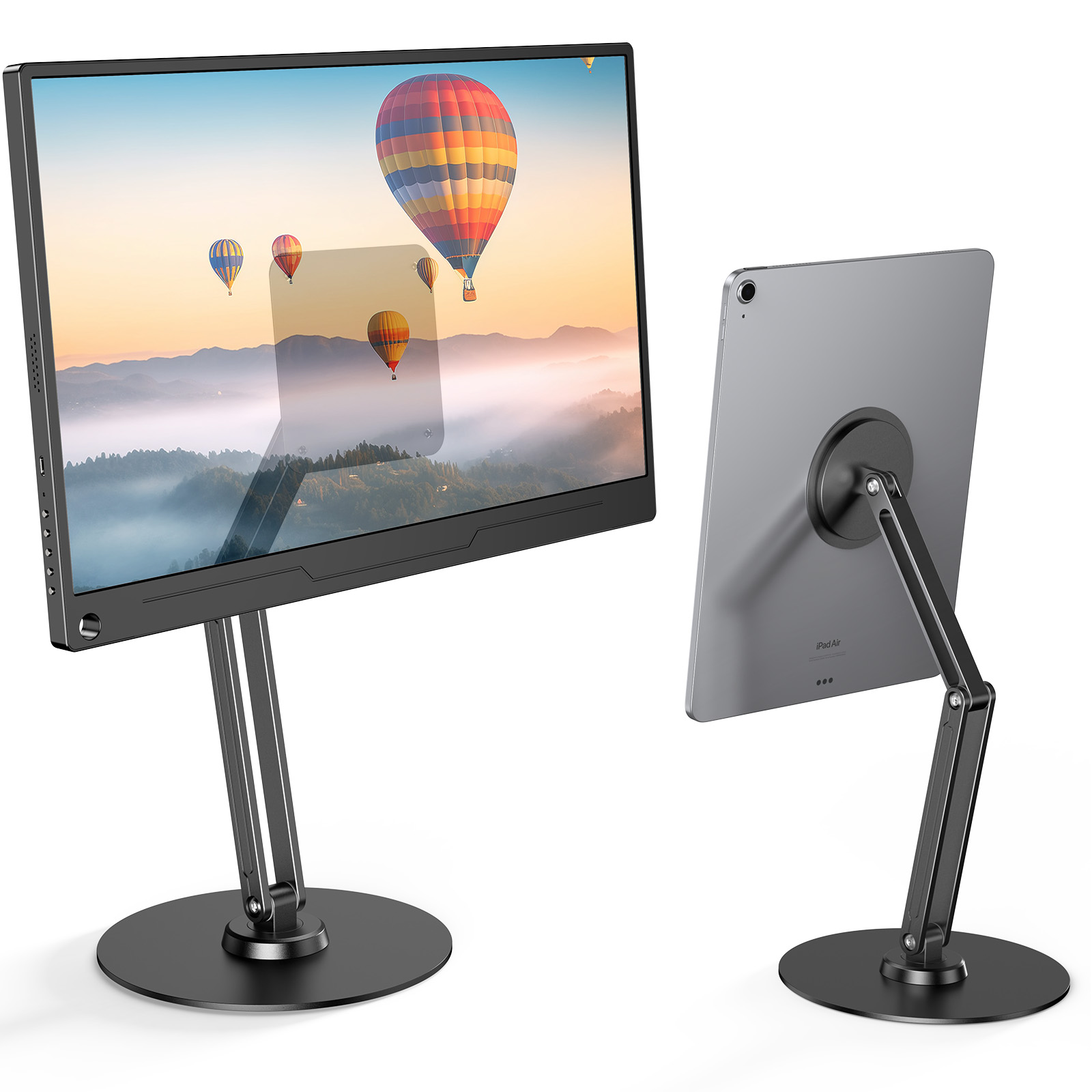 Portable Monitor Mount Arm Vesa 75 - UPERFECT Metal Manyetik VESA 2'si 1