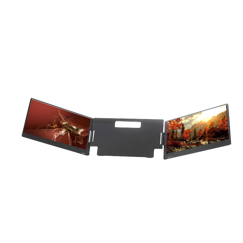 Triple Screen Laptop Monitor Foldable - Dizüstü Bilgisayarlar için Taşınabilir Üçlü Monitör