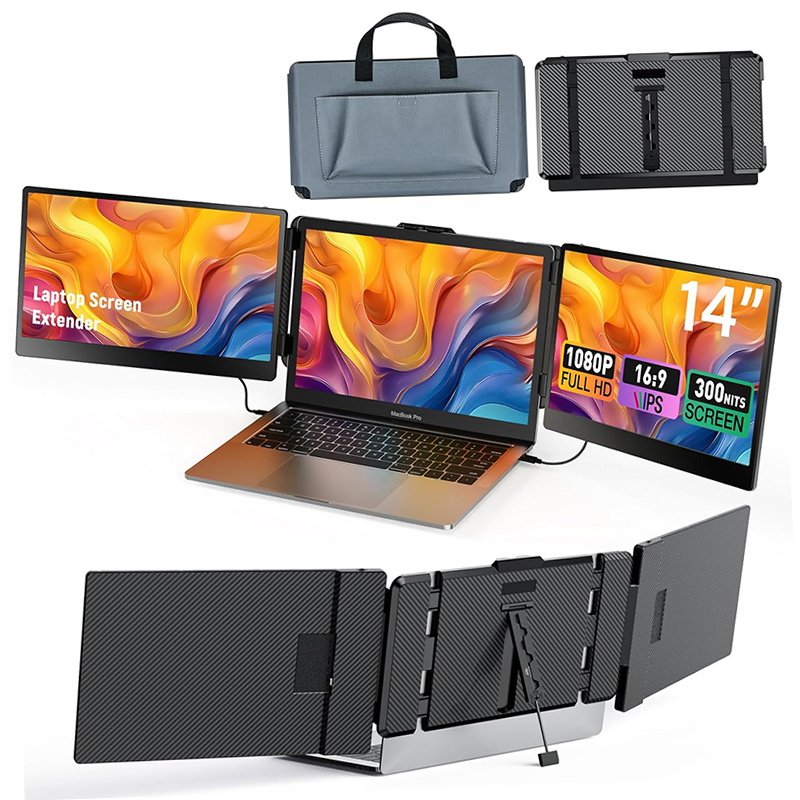 Dual Screen Portable Monitor Extender - Fabrika Üretimi Taşınabilir Monitör, 14 İnç