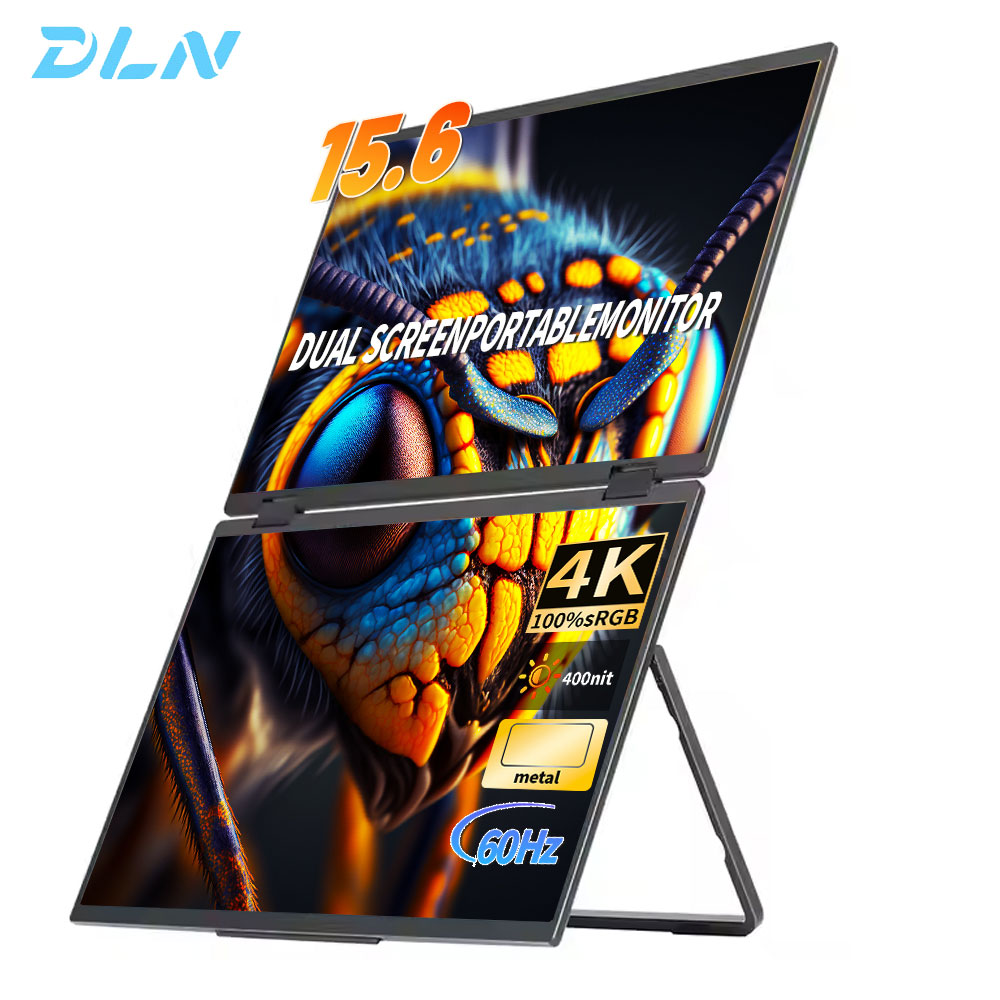 Triple Screen Laptop Monitor Foldable - DNL 15.6 inç 4K Çift Ekranlı