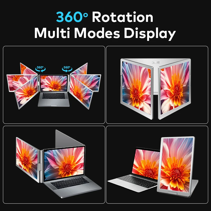 Portable Monitor 15.6 Inch 1080P Type C - 2026 15.6 İnç Tip C 1080p