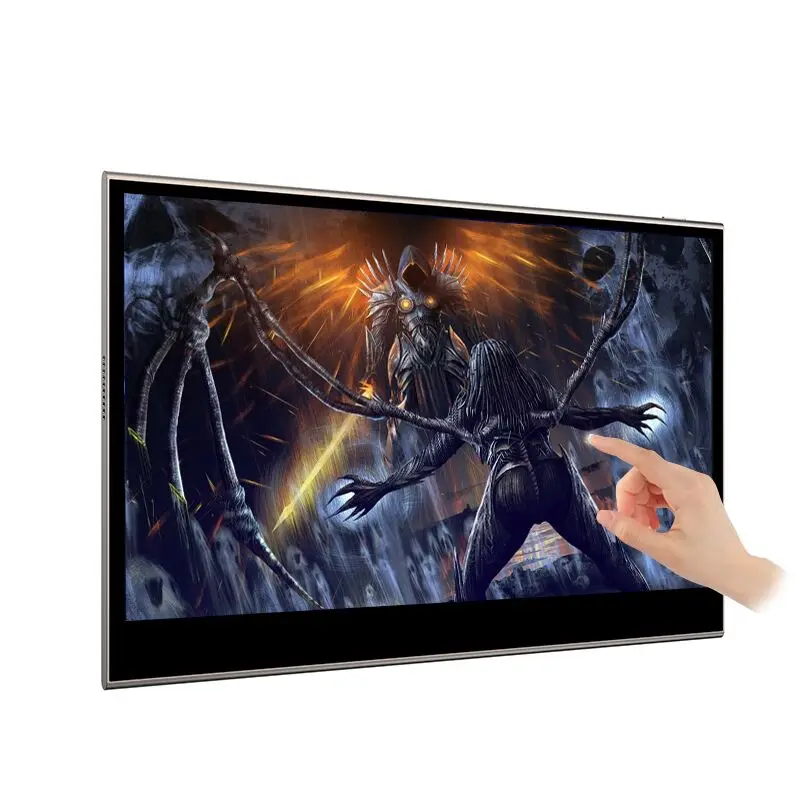 Portable Gaming Monitor 144Hz 17.3 Inch - 2026 Oyun Dokunmatik Ekranlı 1080P 2K