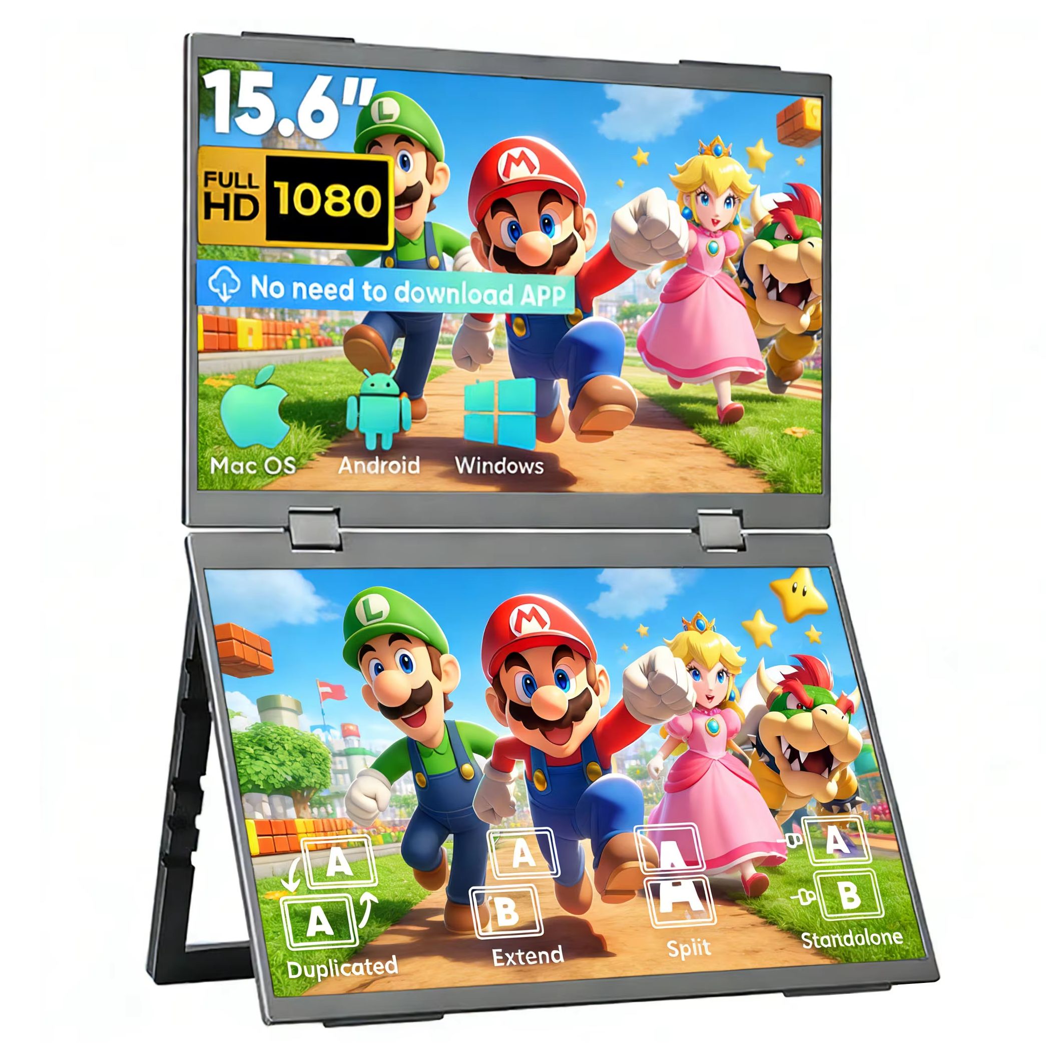 15.6 İnç Taşınabilir Çift Moni - Portable Monitor 15.6 Inch 1080P Type C incelemesi ve fiyatı