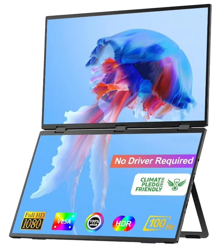 18.5 inç 1080P Dokunmatik Ekra - Triple Screen Laptop Monitor Foldable incelemesi ve fiyatı