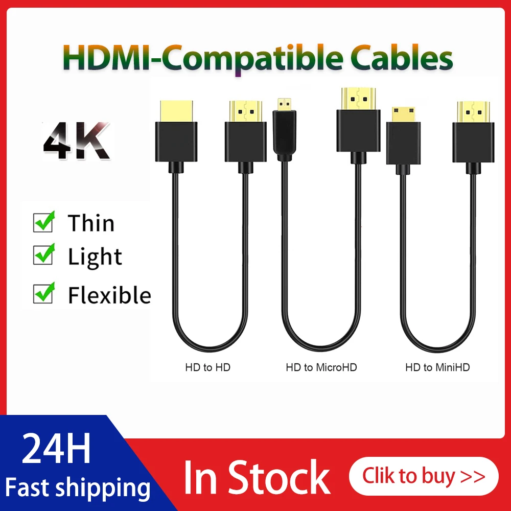 OD3.2 Ultra Yumuşak ve İnce HD - Mini Hdmi To Hdmi Cable Ultra Slim incelemesi ve fiyatı