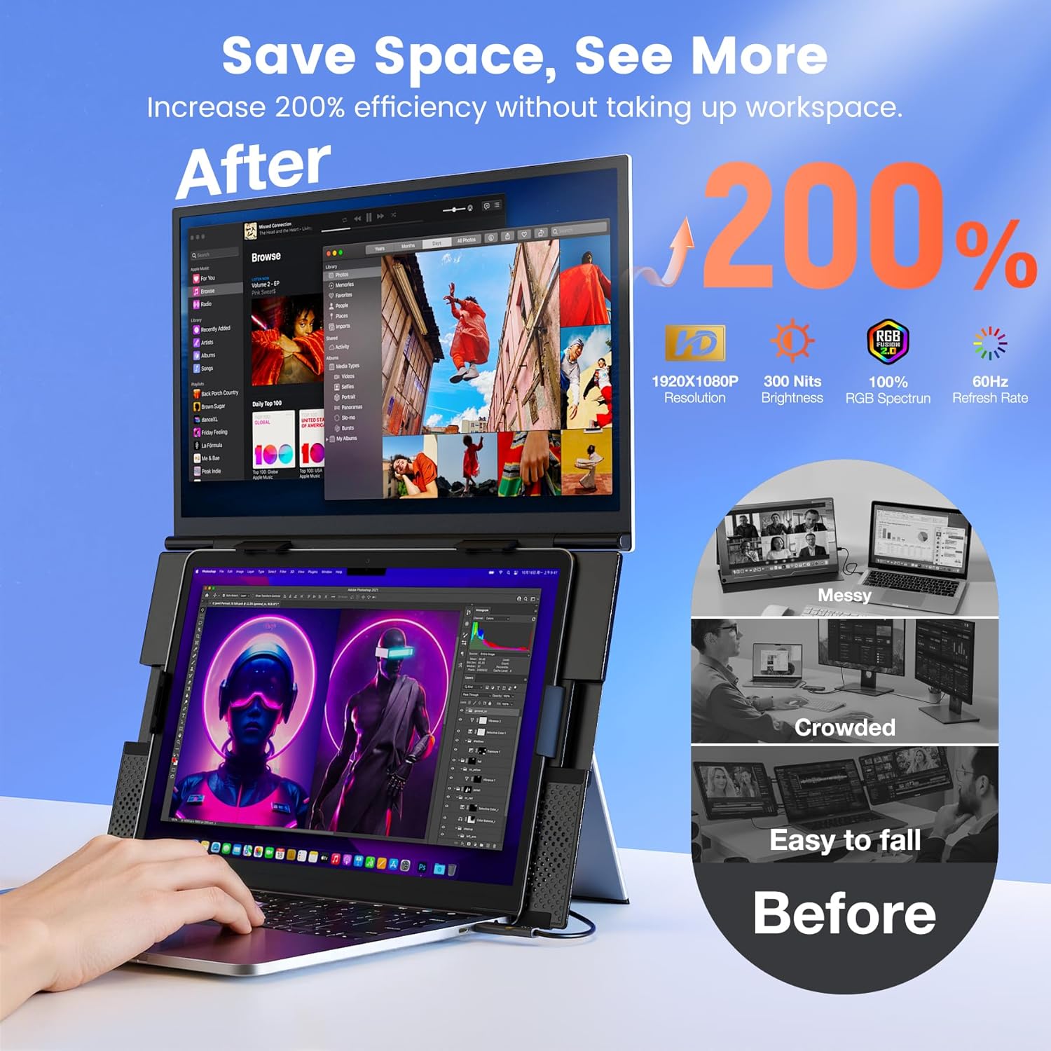 Taşınabilir Monitör 15,6
