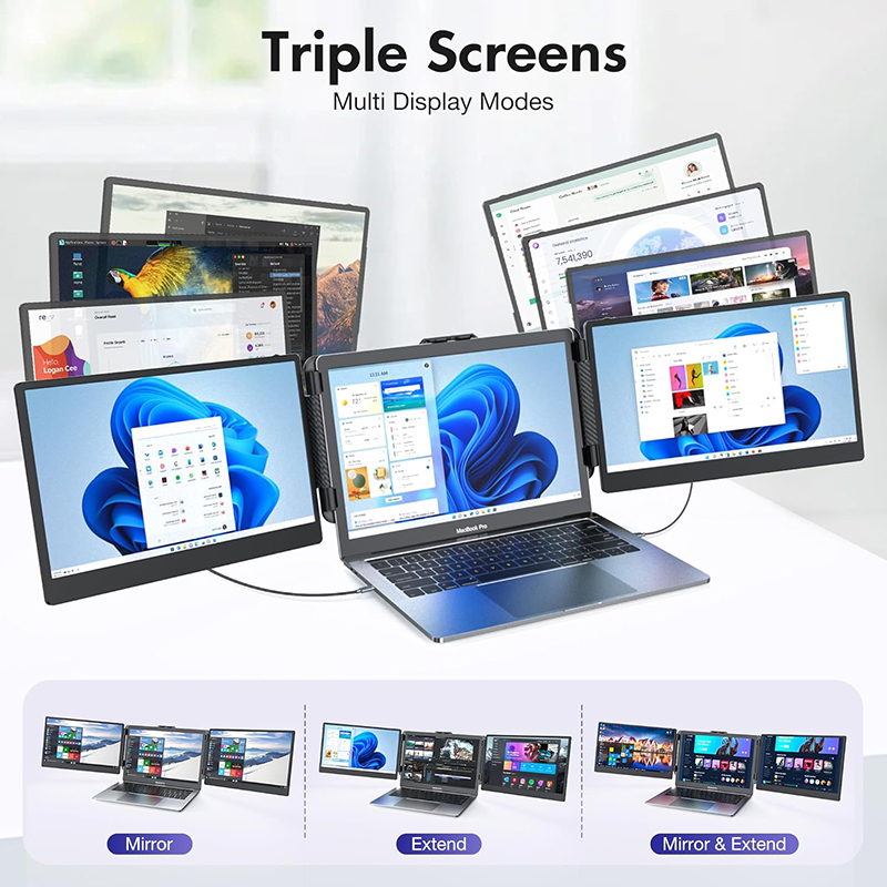 Fabrika Üretimi Taşınabilir Mo - Dual Screen Portable Monitor Extender incelemesi ve fiyatı