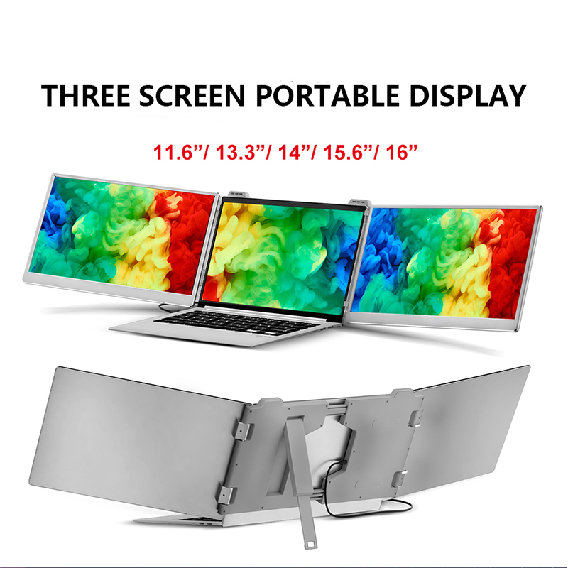 YENİ Abeloe 15.6 İnç Taşınabil - Triple Screen Laptop Monitor Foldable incelemesi ve fiyatı
