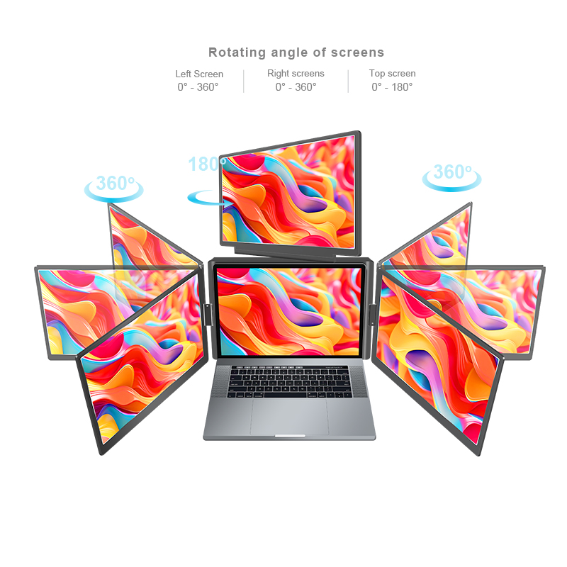 Dizüstü Bilgisayarlar İçin Taş - Triple Screen Laptop Monitor Foldable incelemesi ve fiyatı