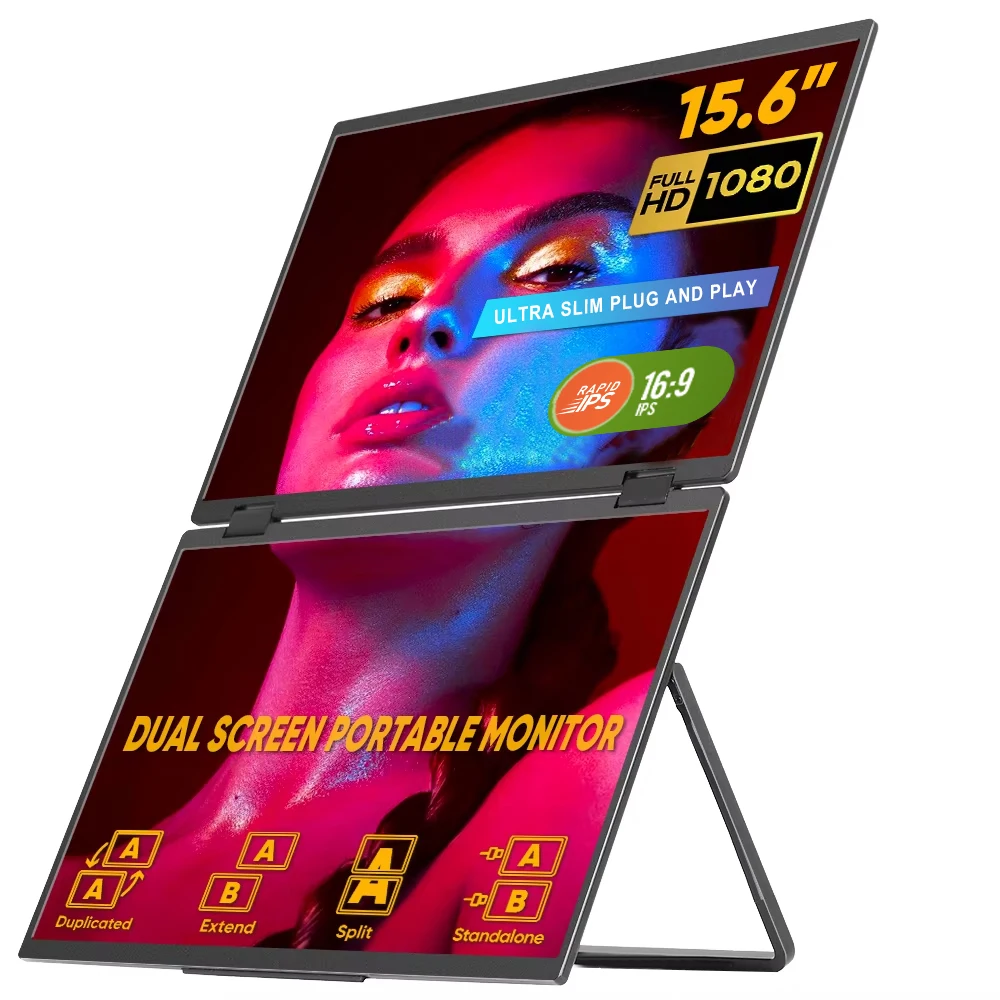 2026 15.6 İnç Taşınabilir Dizü - Triple Screen Laptop Monitor Foldable incelemesi ve fiyatı