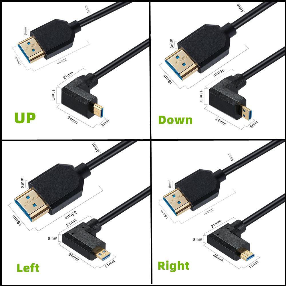 OD4.0mm İnce/Ultra İnce Mikro  - Mini Hdmi To Hdmi Cable Ultra Slim incelemesi ve fiyatı