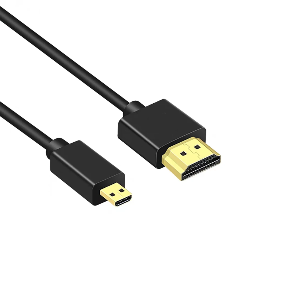 4K Ultra İnce HDMI - Mikro HDT - Mini Hdmi To Hdmi Cable Ultra Slim incelemesi ve fiyatı