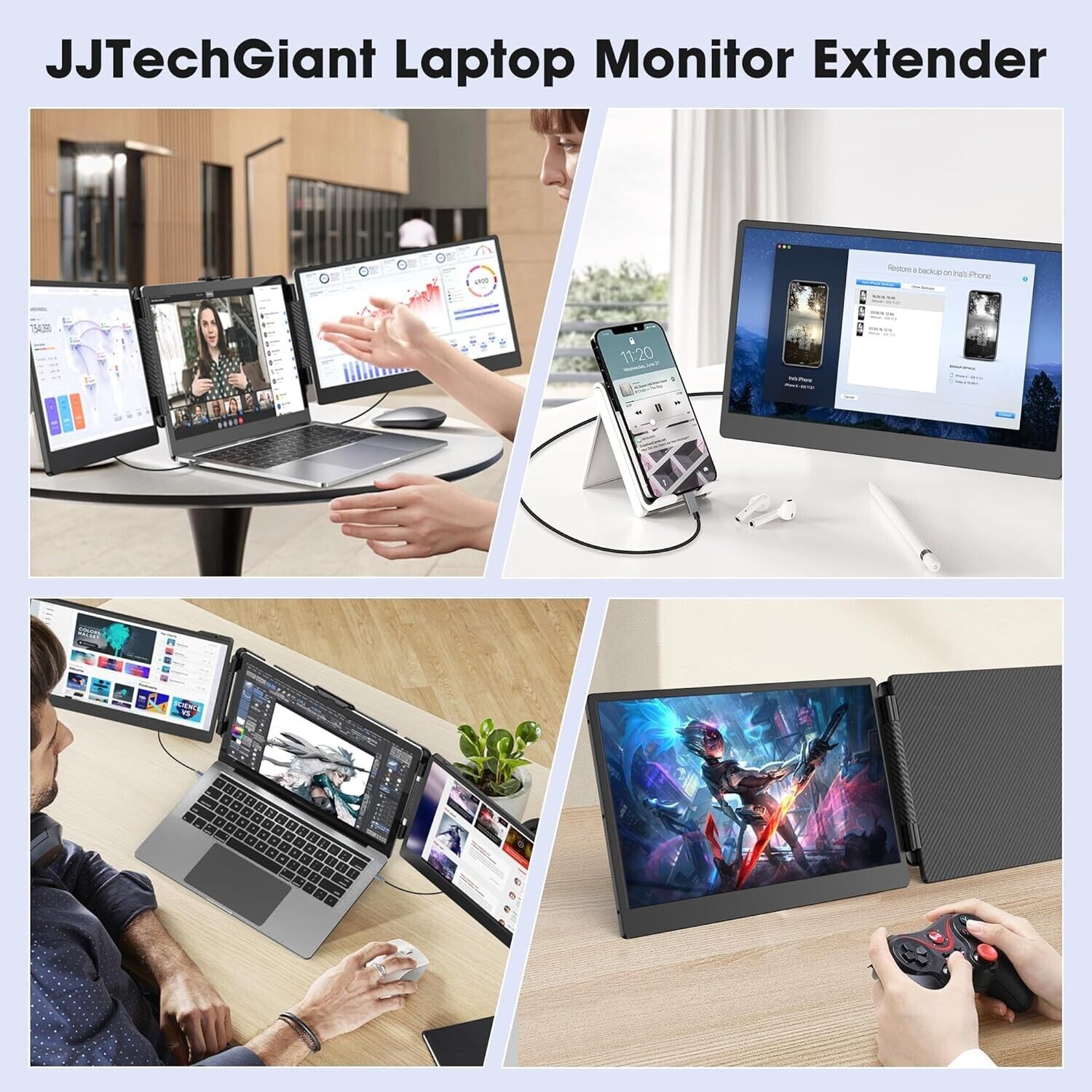 Fabrika Özel Üretim 14 İnç Taş - Dual Screen Portable Monitor Extender incelemesi ve fiyatı