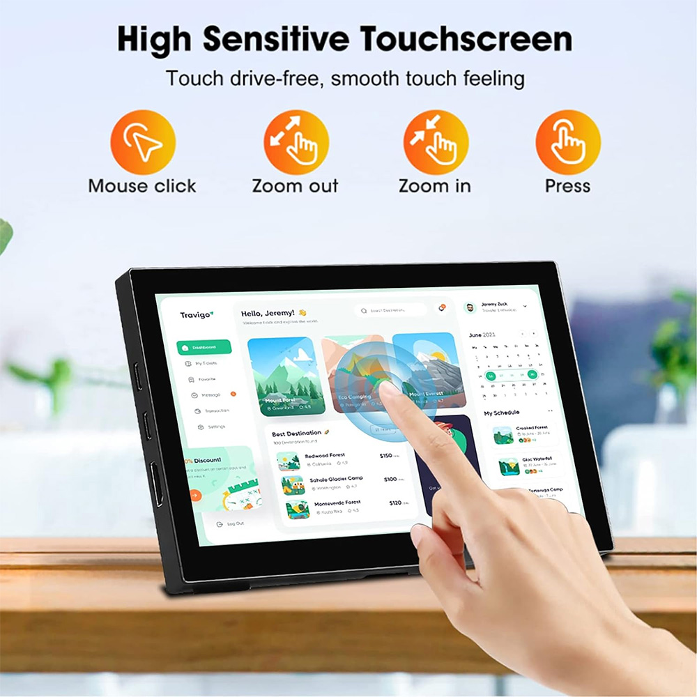 Dokunmatik Ekranlı Küçük Monit - Portable Touchscreen Monitor For Laptop incelemesi ve fiyatı
