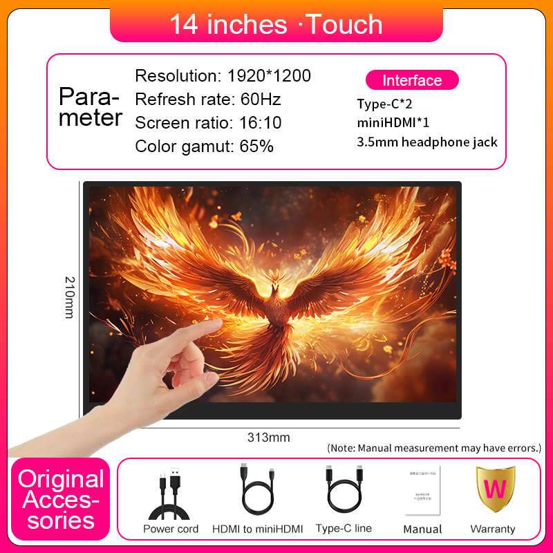 14 inç Dokunmatik Ekran Taşına - Portable Touchscreen Monitor For Laptop incelemesi ve fiyatı