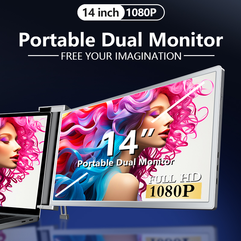 2026 Tak ve Çalıştır 14'' Geni - Dual Screen Portable Monitor Extender incelemesi ve fiyatı
