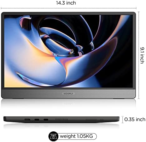YENİ KOORUI- 15.6 İnç Dokunmat - Stylus Pen Touch Screen Portable Monitor incelemesi ve fiyatı